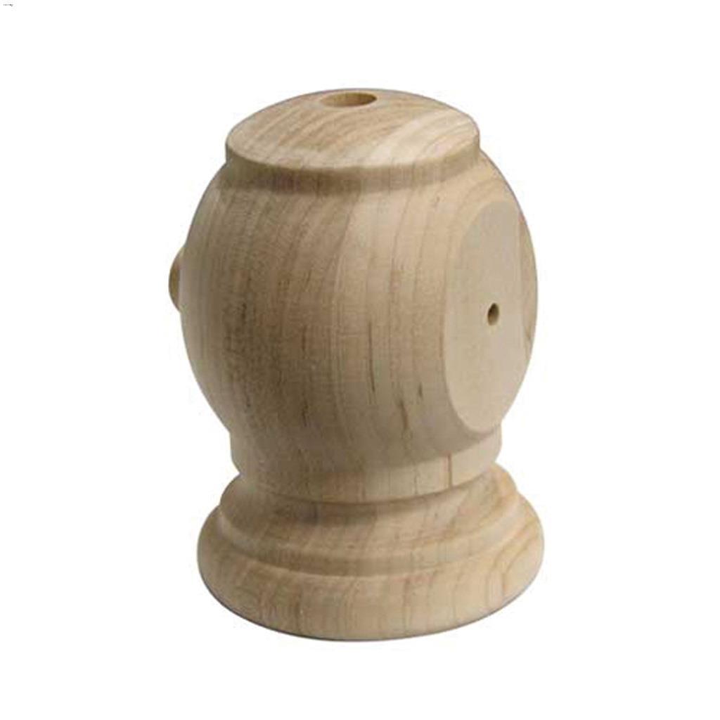 4' x 2-7/8" x 2-7/8" Maple Handrail Bracket Kit