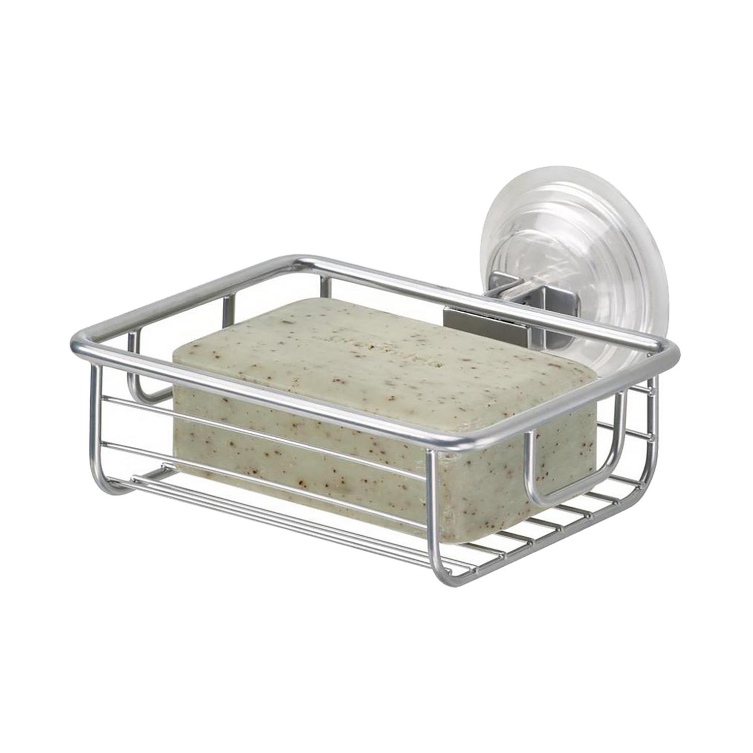 Porte-savon à aspiration argent Classico® Power Lock®
