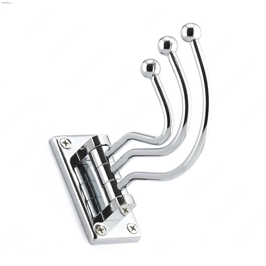 4-13/32" Chrome Utility Triple Swivel Hook