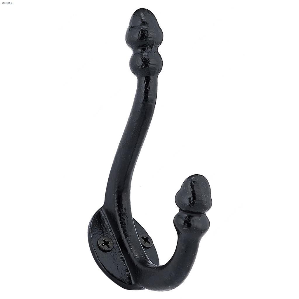 3-1/4" Matte Black Single Classic Hook