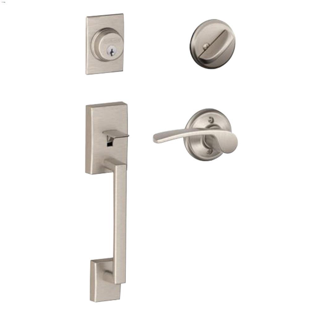 Camelot Gripset Accent Lever Brass
