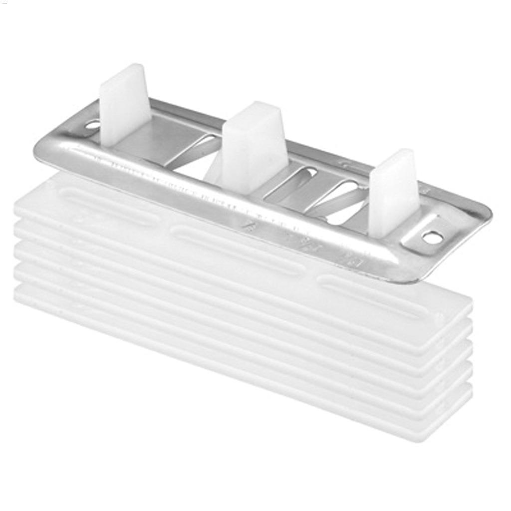 5" Plastic/Steel Sliding Closet Door Guide & Carpet Riser