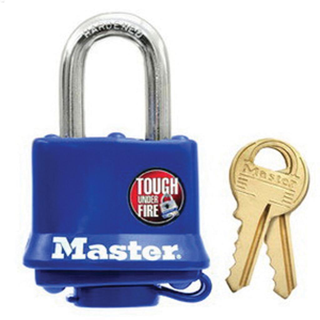 1-9/16" Blue Laminated Steel Padlock