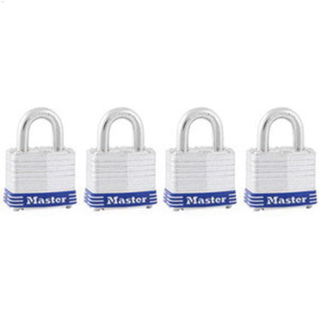 1-9/16" Laminated Steel Keyed Alike Padlock-4/Pack