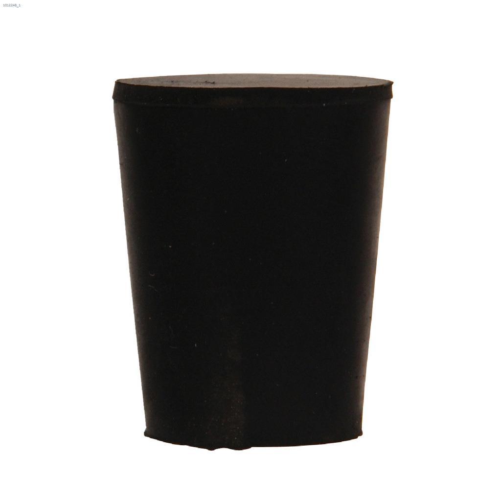 Medium x #2 x 0.813" Rubber Black Stopper