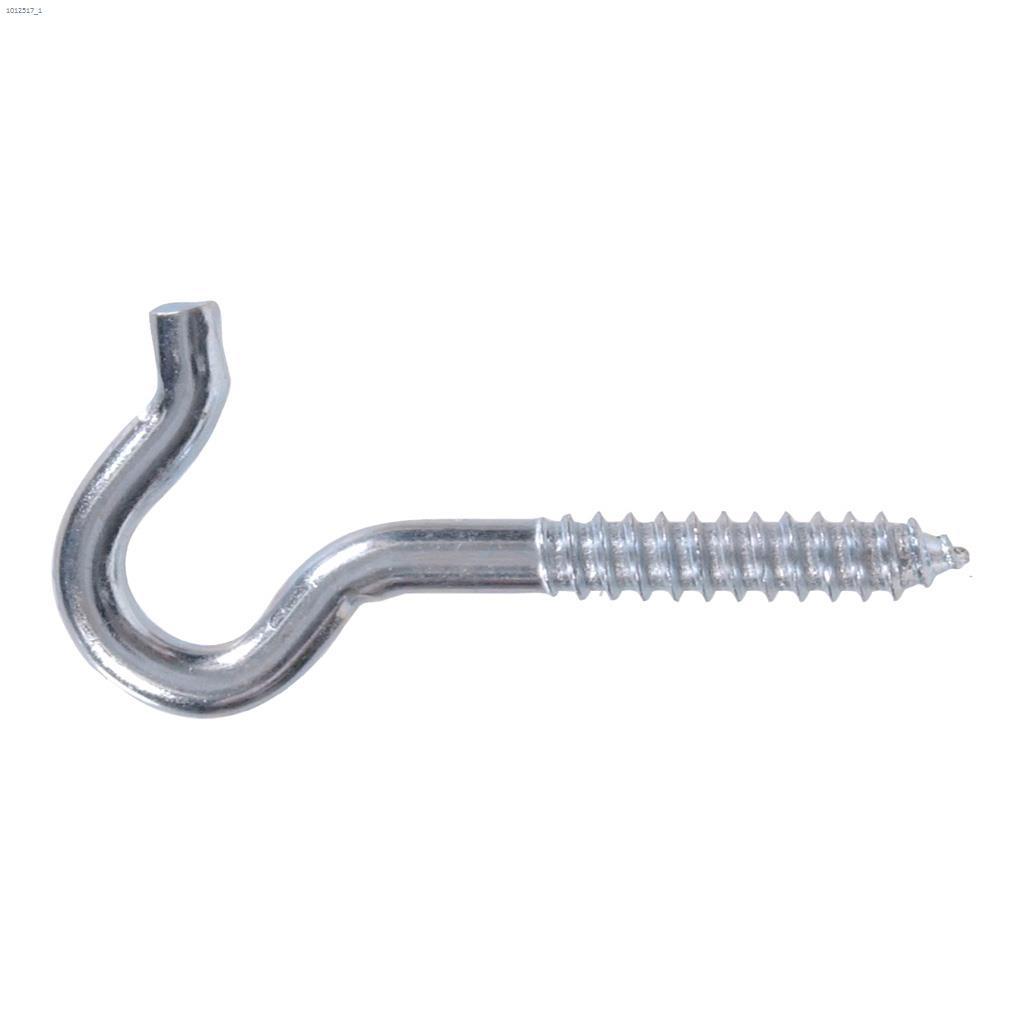 3/8" x 4-7/8" Zinc Plated Heavy Duty Screw Hook