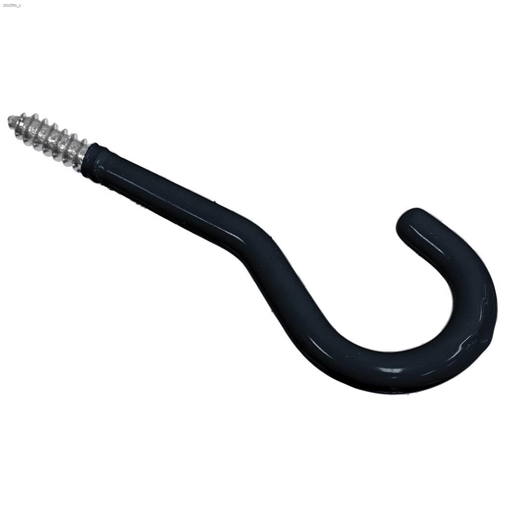 Black Vinyl Coated All Purpose Screw Hook