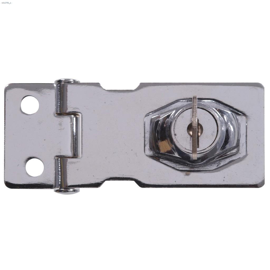 2-1/2" Chrome Keyed Safety Hasp