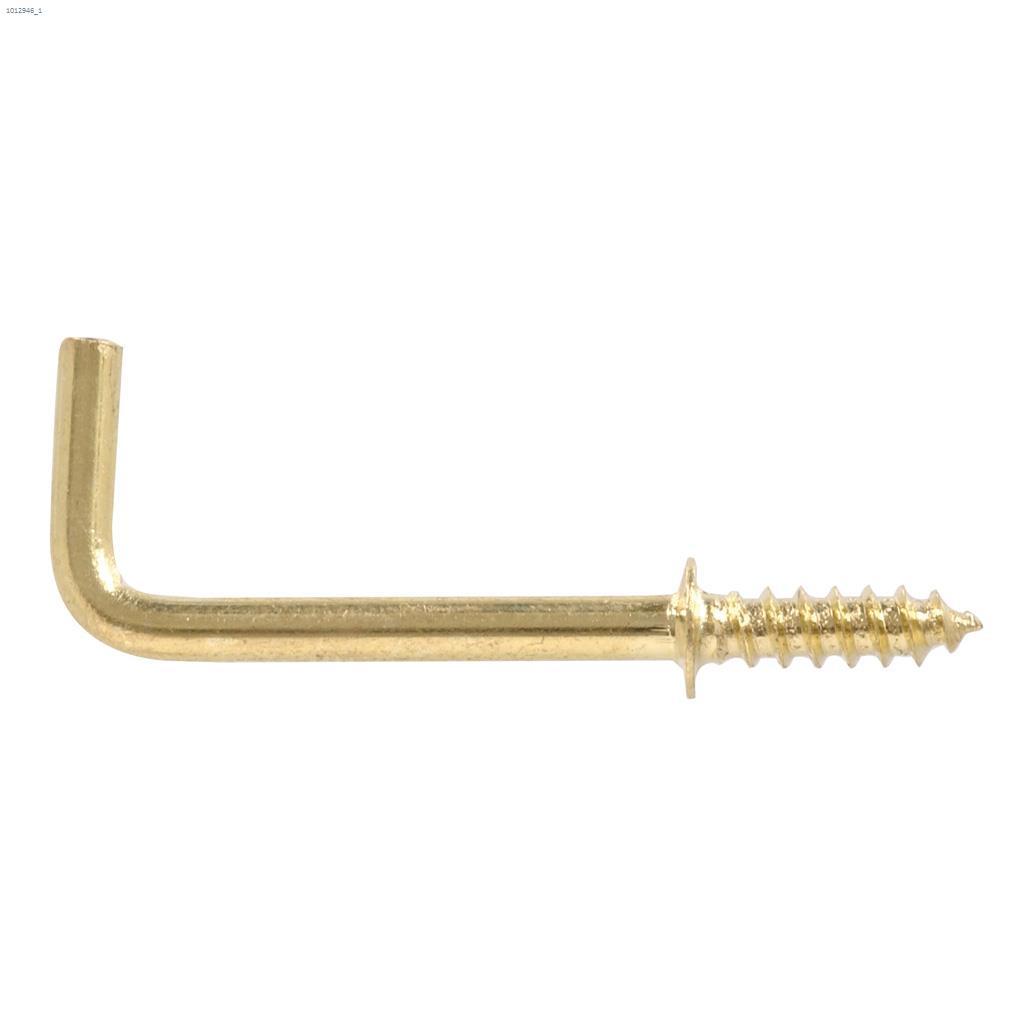 1" Solid Brass Shoulder Hook-3/Pack