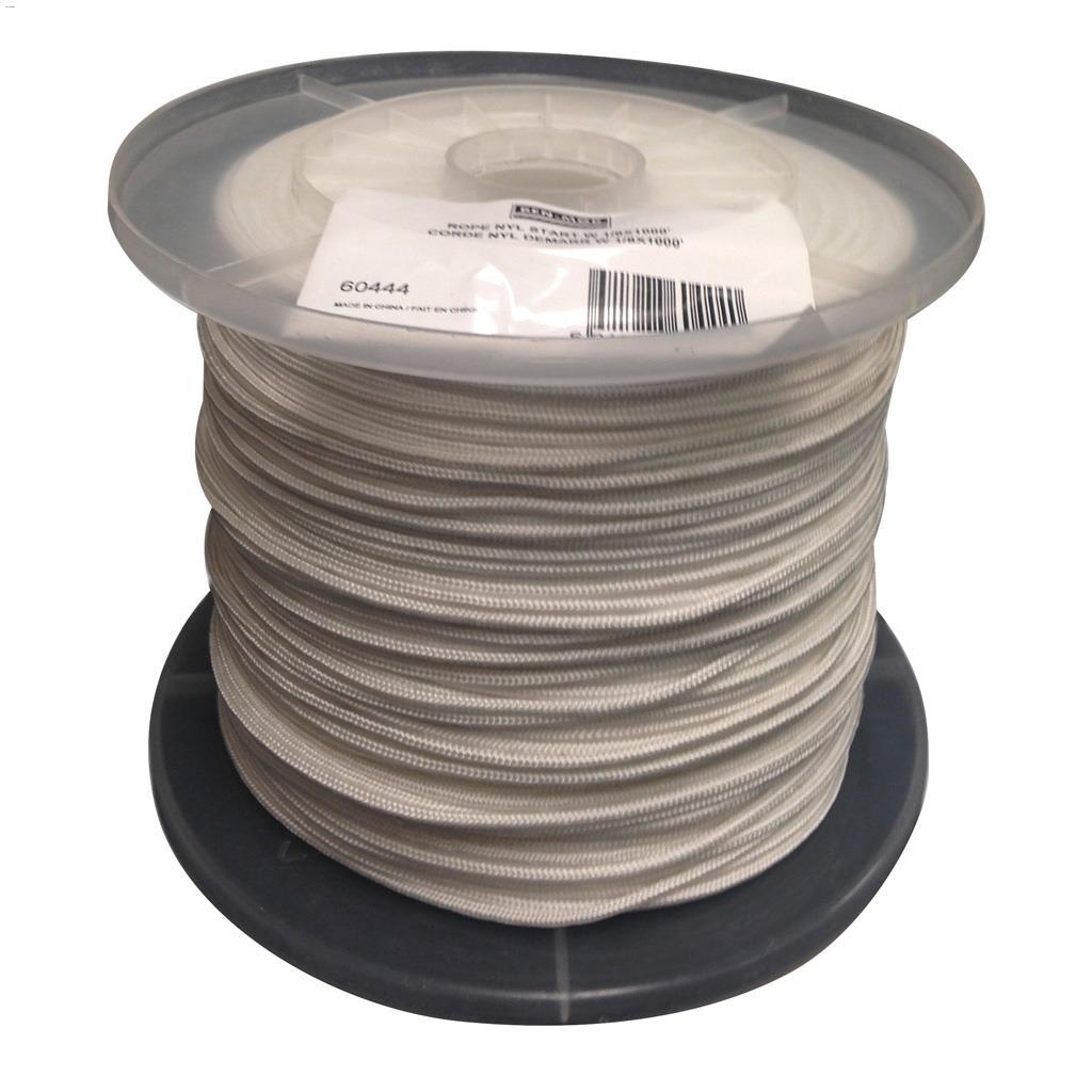 1/8" White Starting Rope