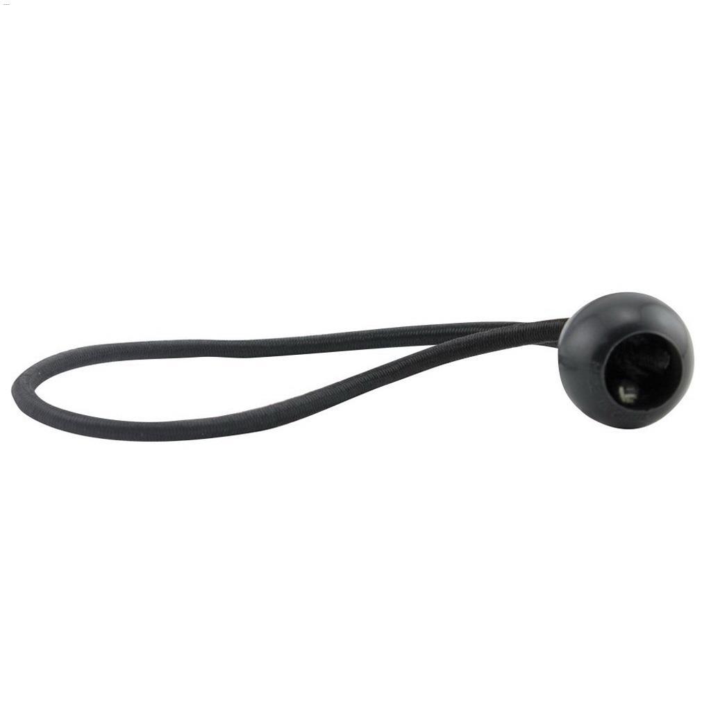 3/16" x 6" Black Bungey Ball-2/Pack