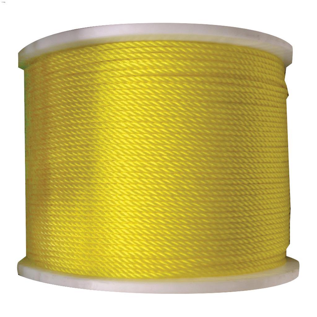 3/16" Yellow Medium Duty Twisted Rope