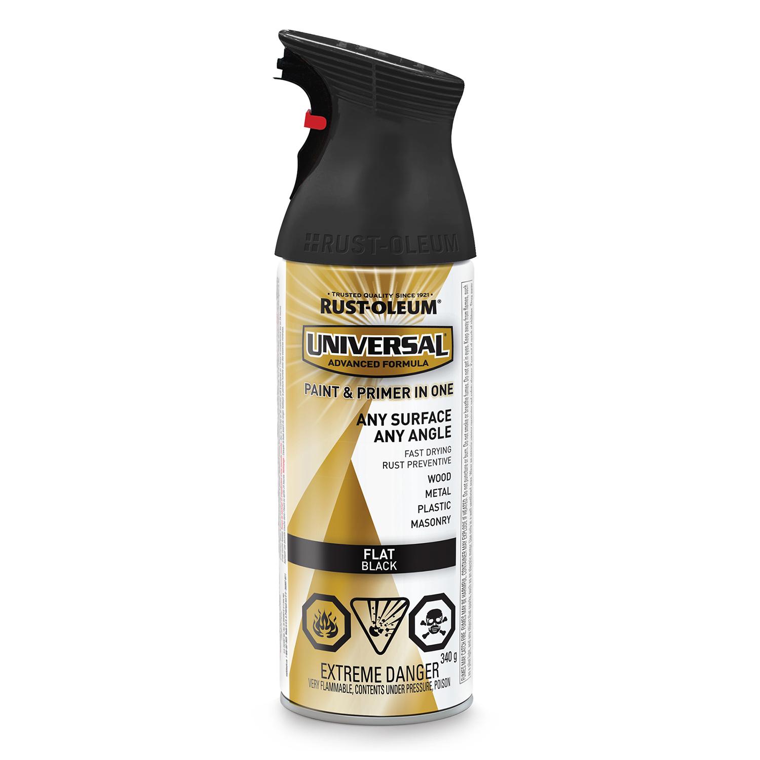 Universal Spray Paint-Flat Black 340g