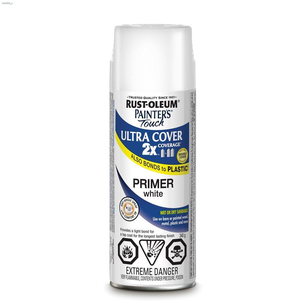 Painter's Touch 2X Spray Paint-White Primer 340g