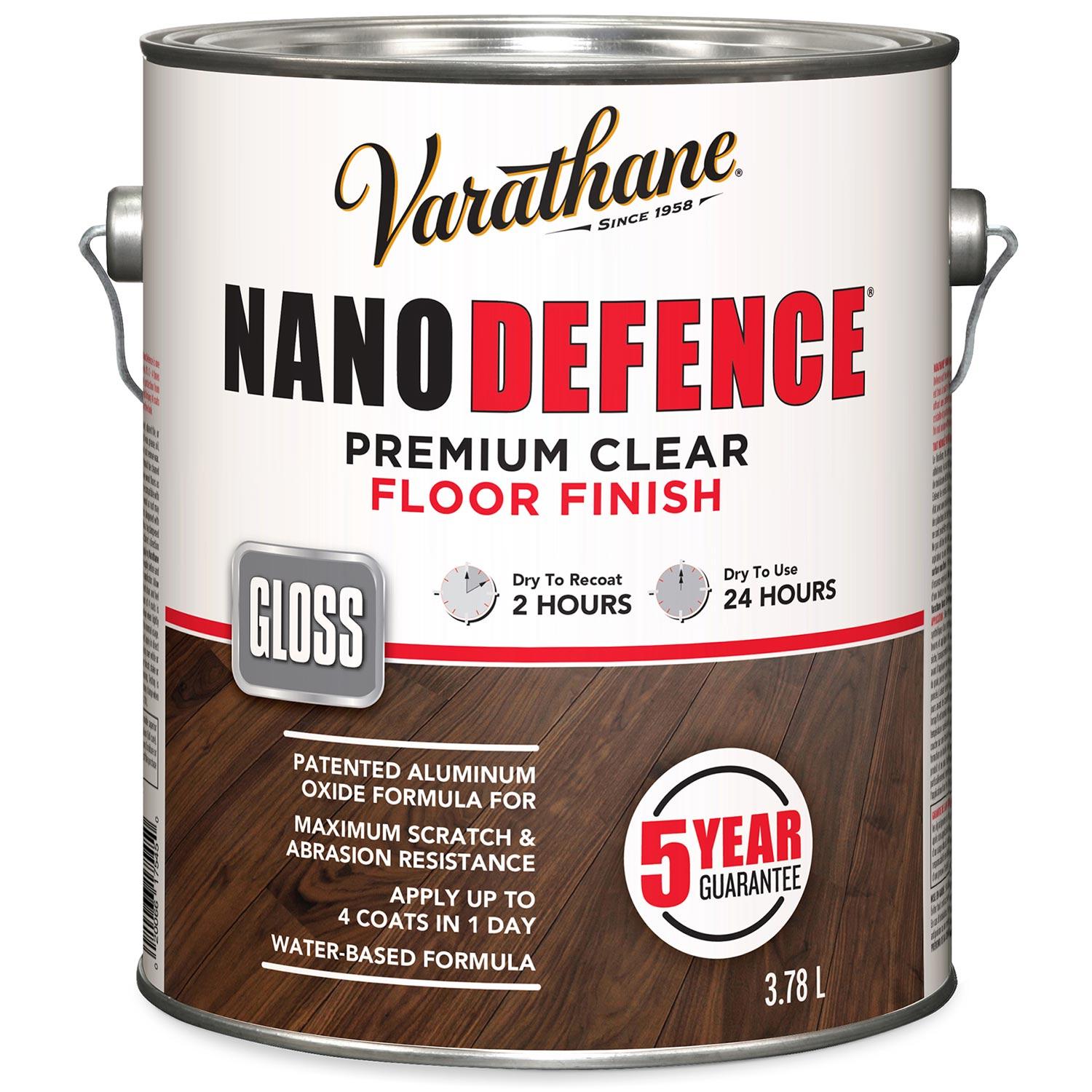 Nano Defence 3.78 L Gloss Clear Premium Floor Finish