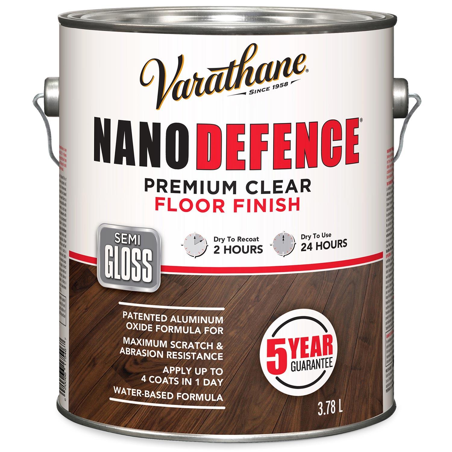 Nano Defence 3.78 L Semi-Gloss Clear Premium Floor Finish