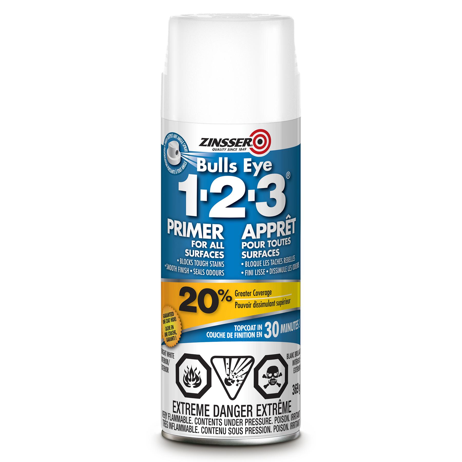 Zinsser Bulls Eye 1-2-3 Primer Aerosol 369g