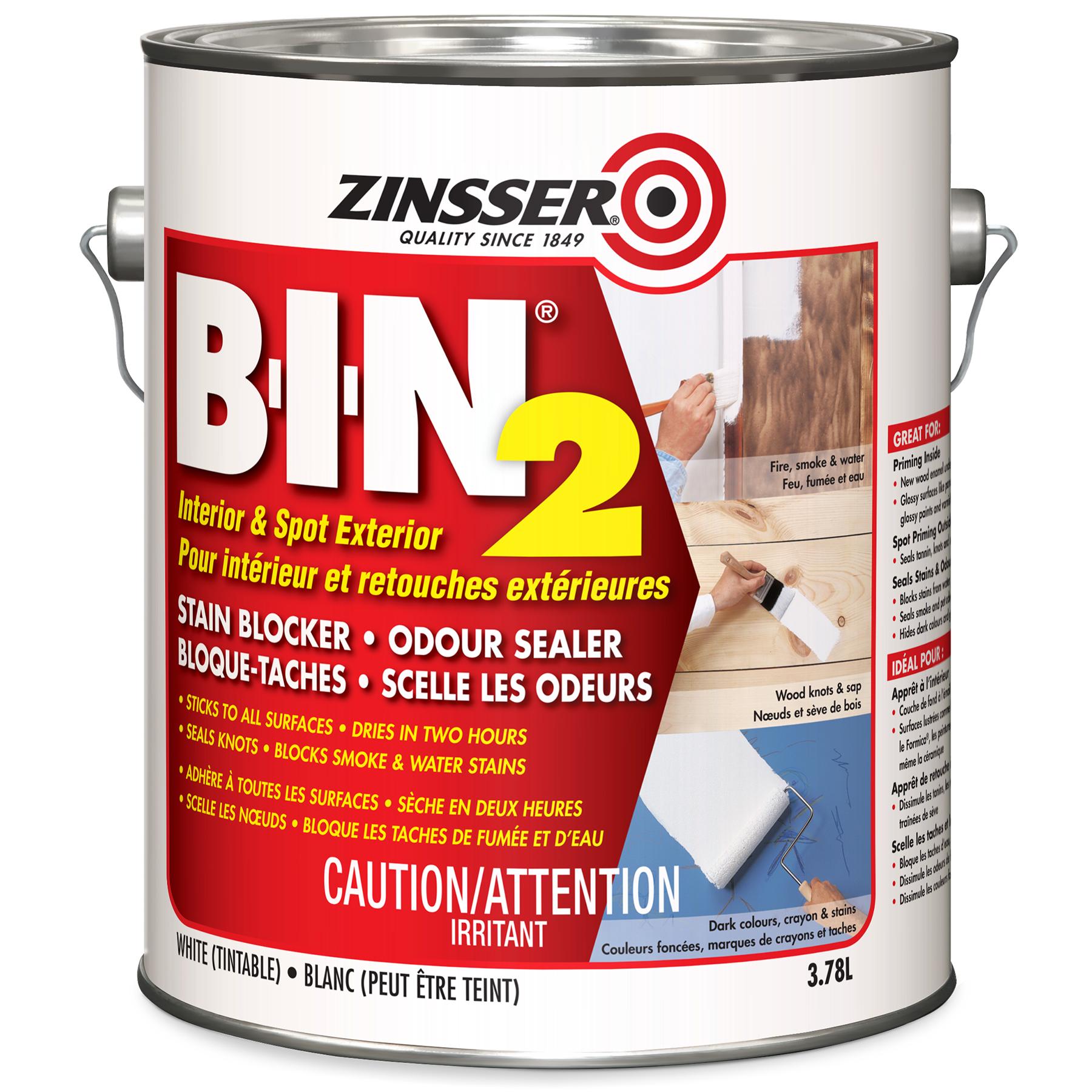Zinsser BIN2 Alkyd-Based Primer Sealer 3.78L