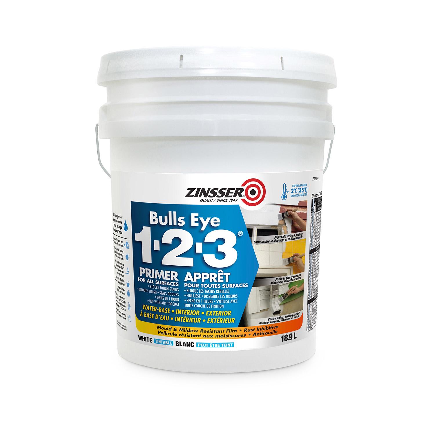 Zinsser Bulls Eye 1-2-3 Water-Based Primer 18.9L