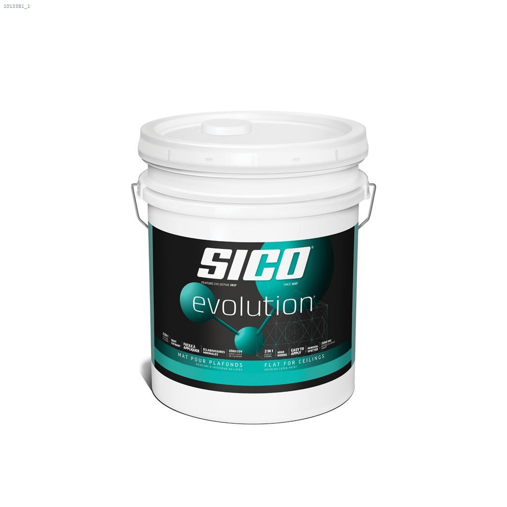 Evolution 18.9 L Flat White Latex Ceiling Paint