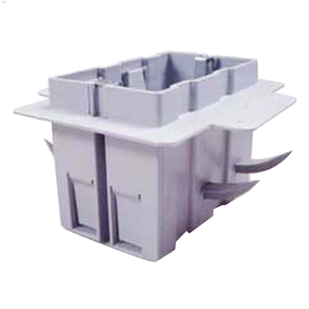 Gray PVC Single Gang ICF Outlet Box