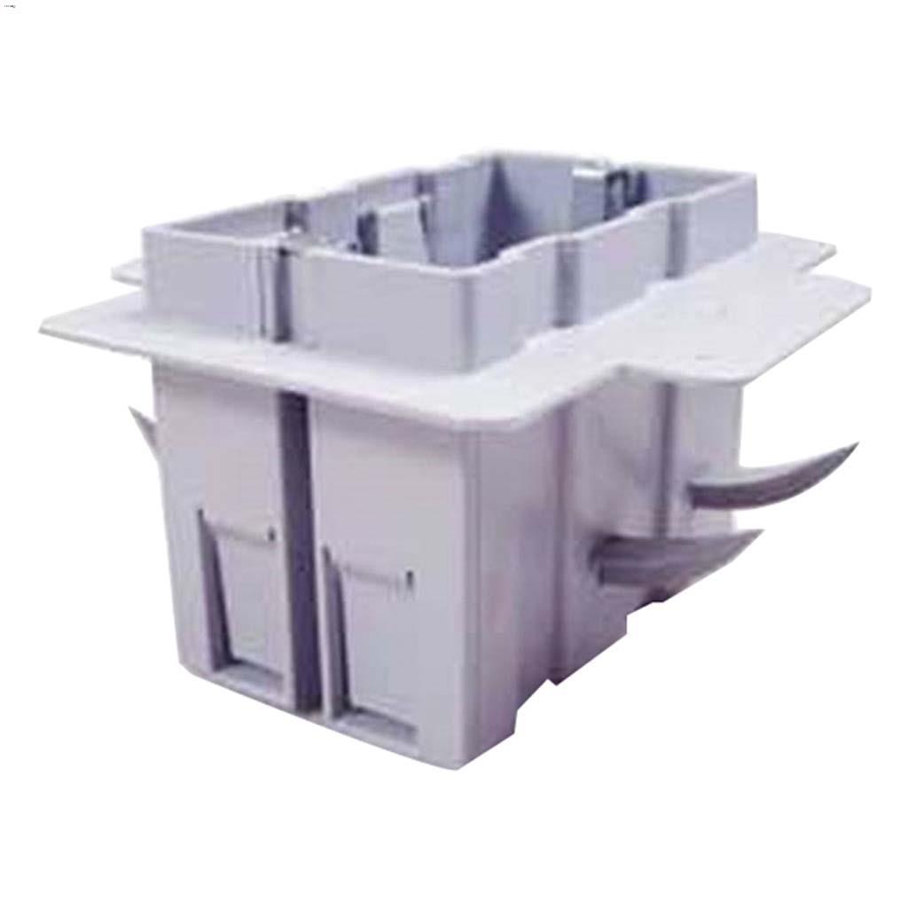 Gray PVC 3-Gang ICF Outlet Box