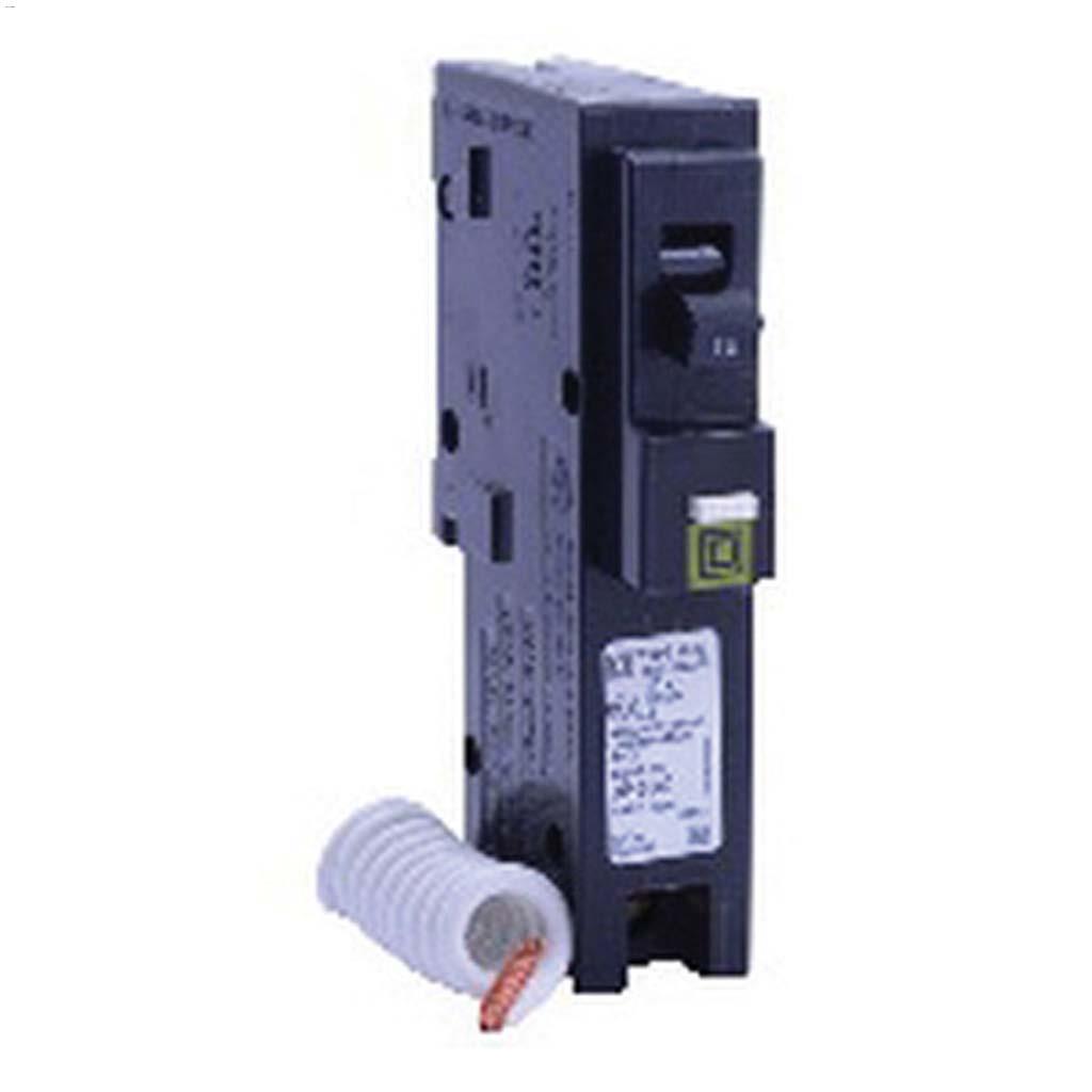 1P 15A Pigtail Neutral Black Comb Arc Fault Circuit Breaker