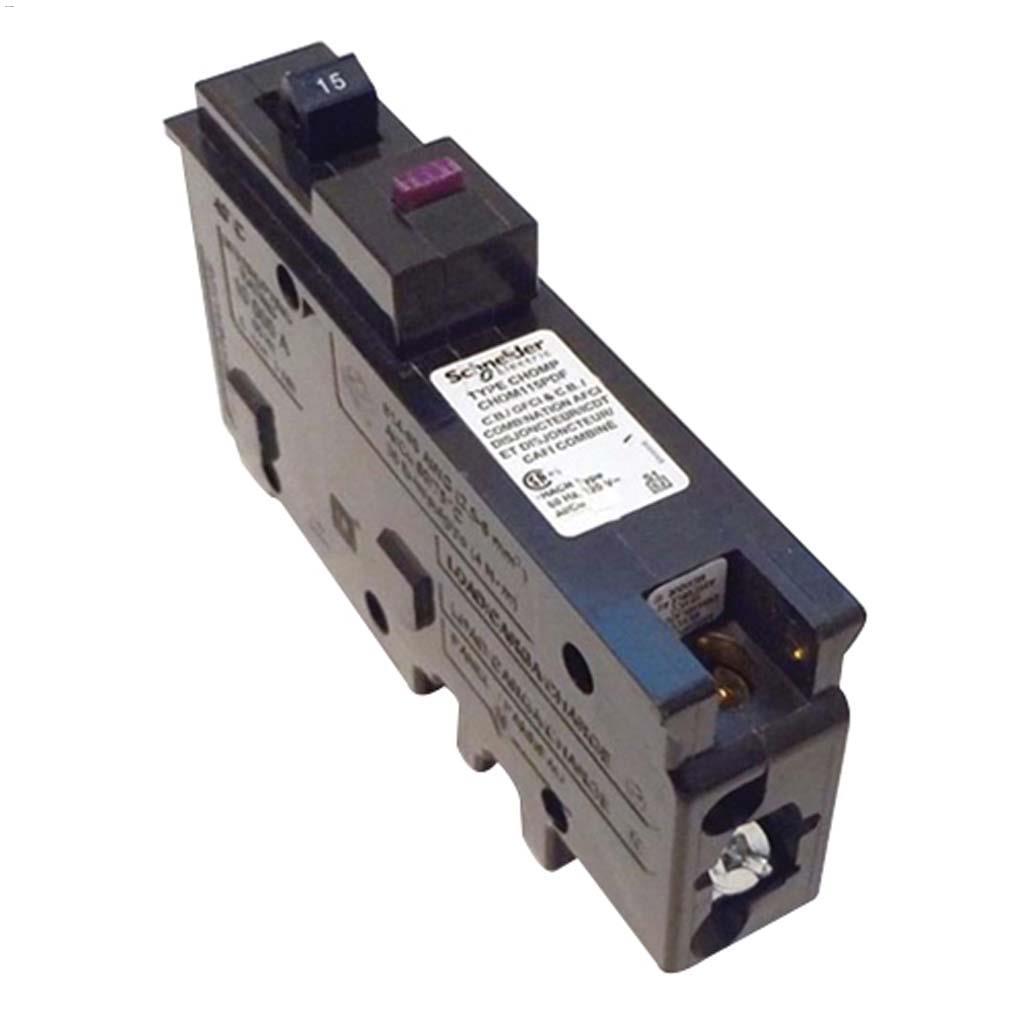 1 Pole 15A Plug-On Neutral Dual Function Circuit Breaker