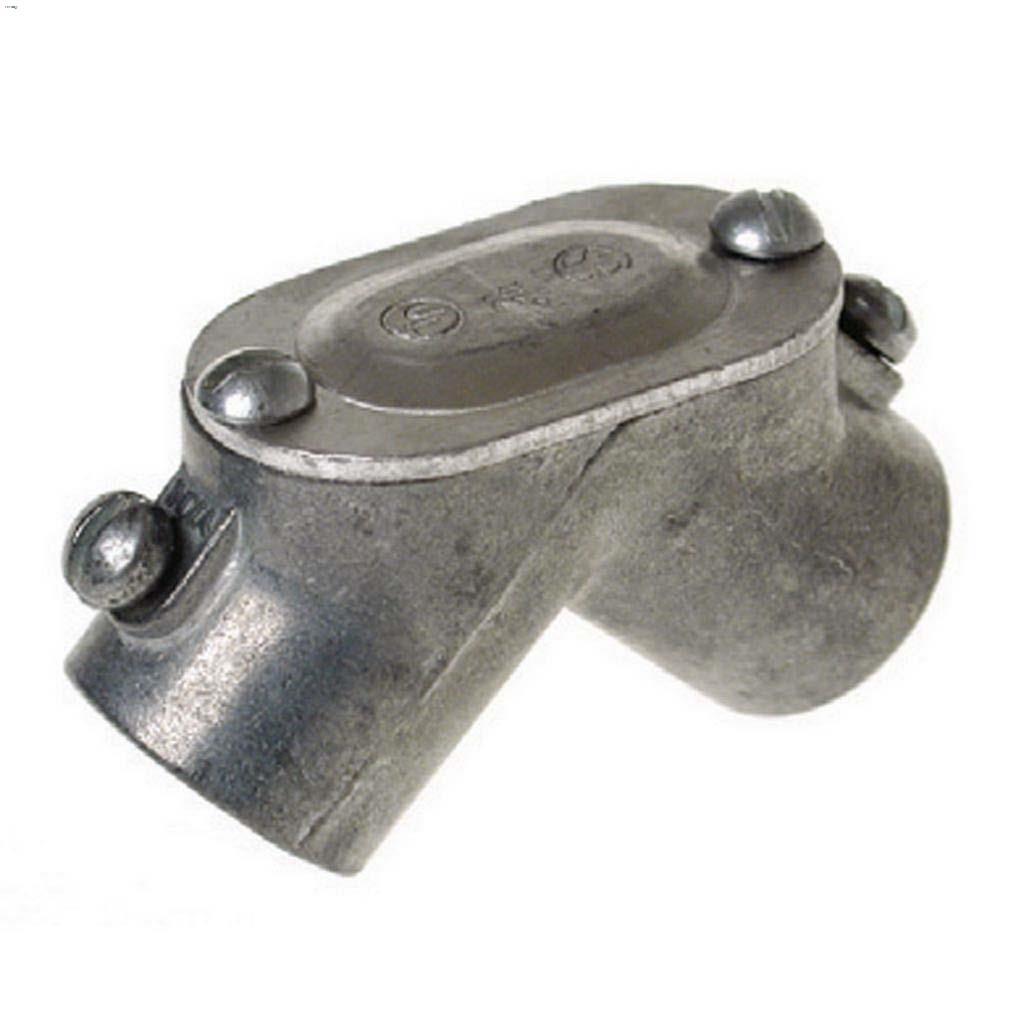 1/2" Zinc EMT To EMT 90 Degree Pull Elbow With Gasket