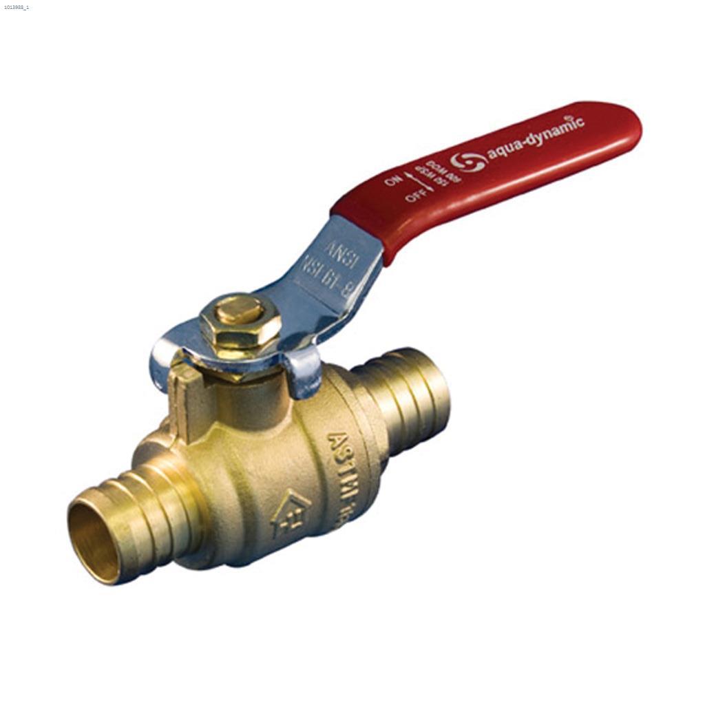 3/4" Forged Brass PEX Full Port Ball Valve