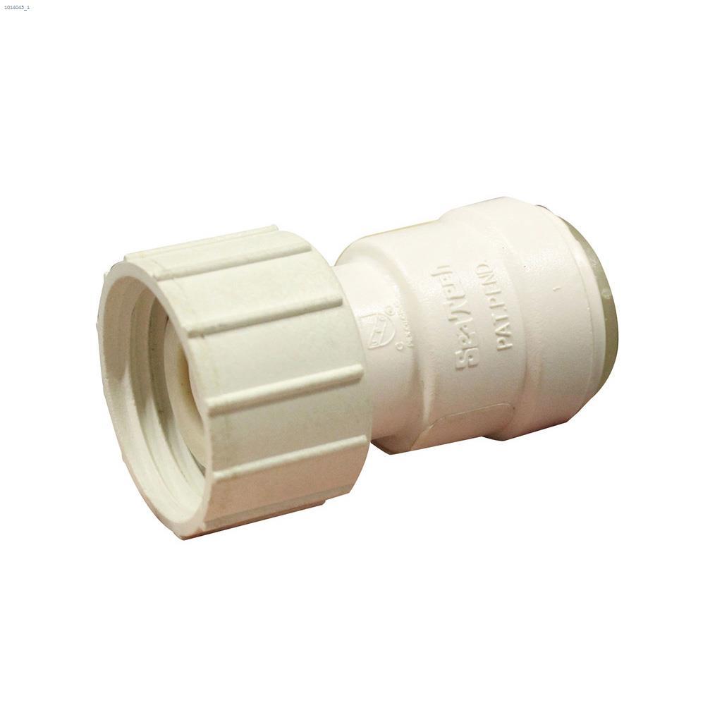 1/2" CTS x FPT Off-White Polysulfone Quick Connect Connector