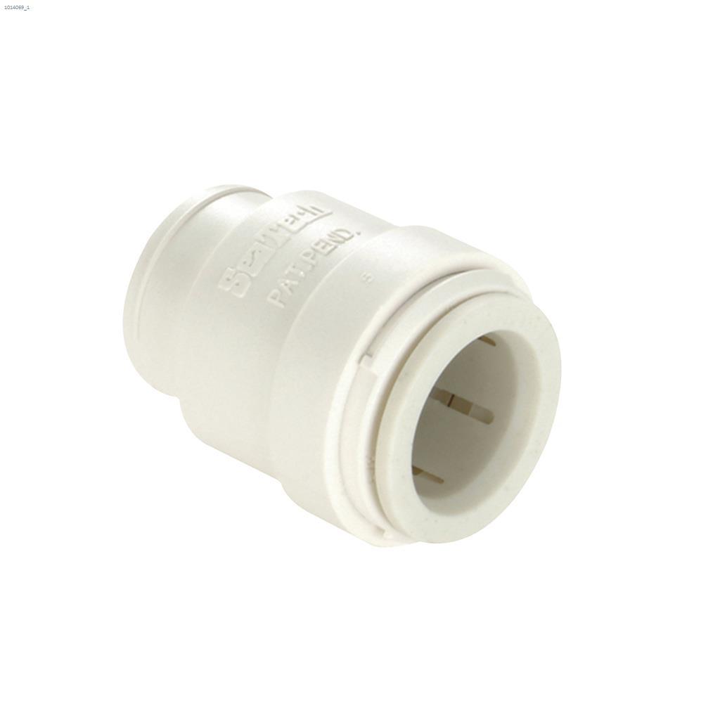 1/2" Off-White Polysulfone Quick Connect End Stop