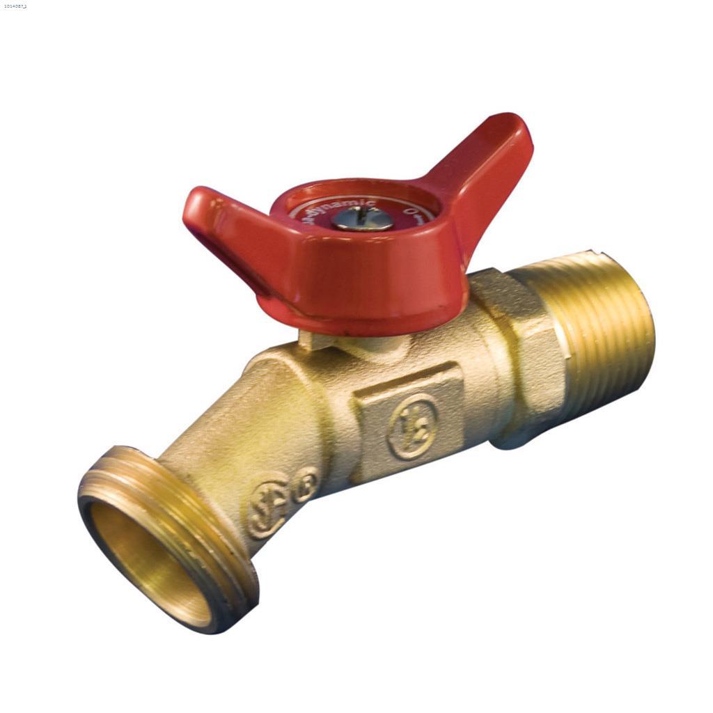 1/2" Male Brass Boiler Drain Hose Bib Valve