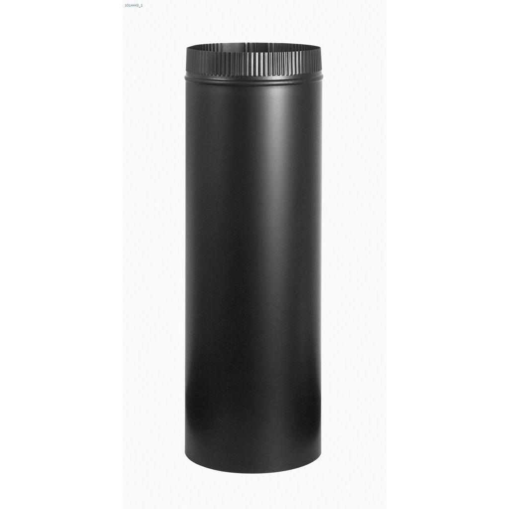 7" x 36" Matte Black Stove Pipe