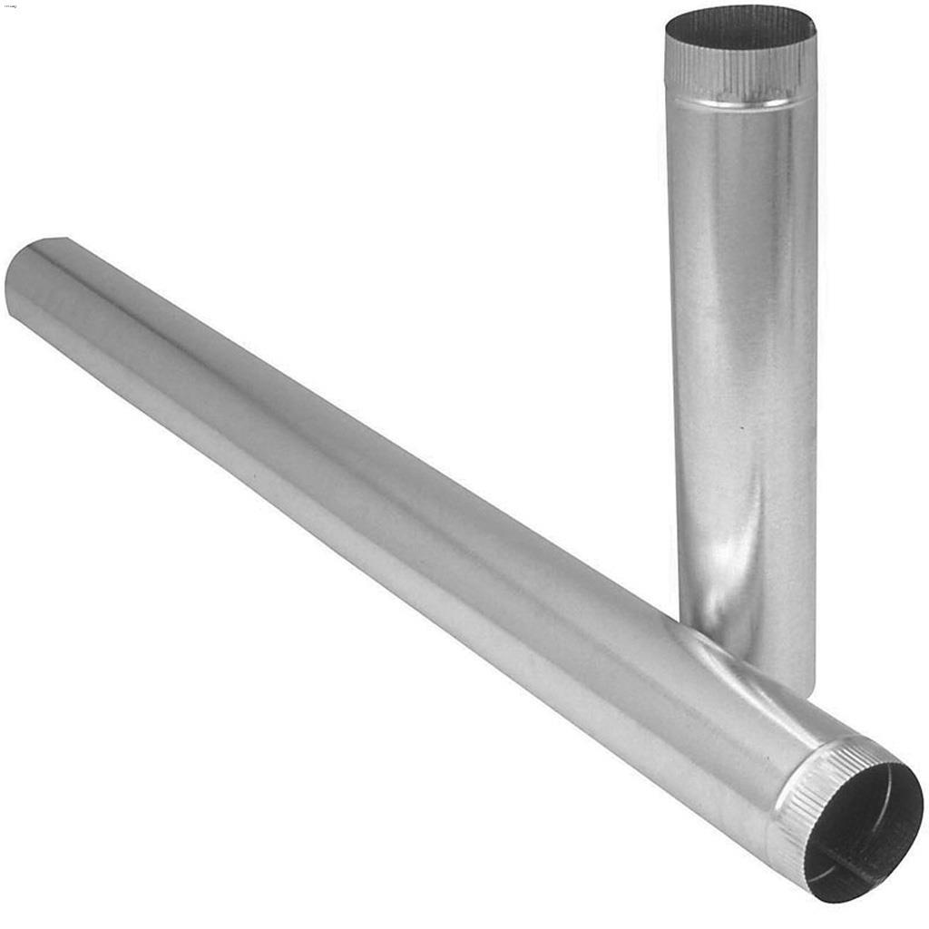 6" x 30" Galvanized 26-Gauge Pipe