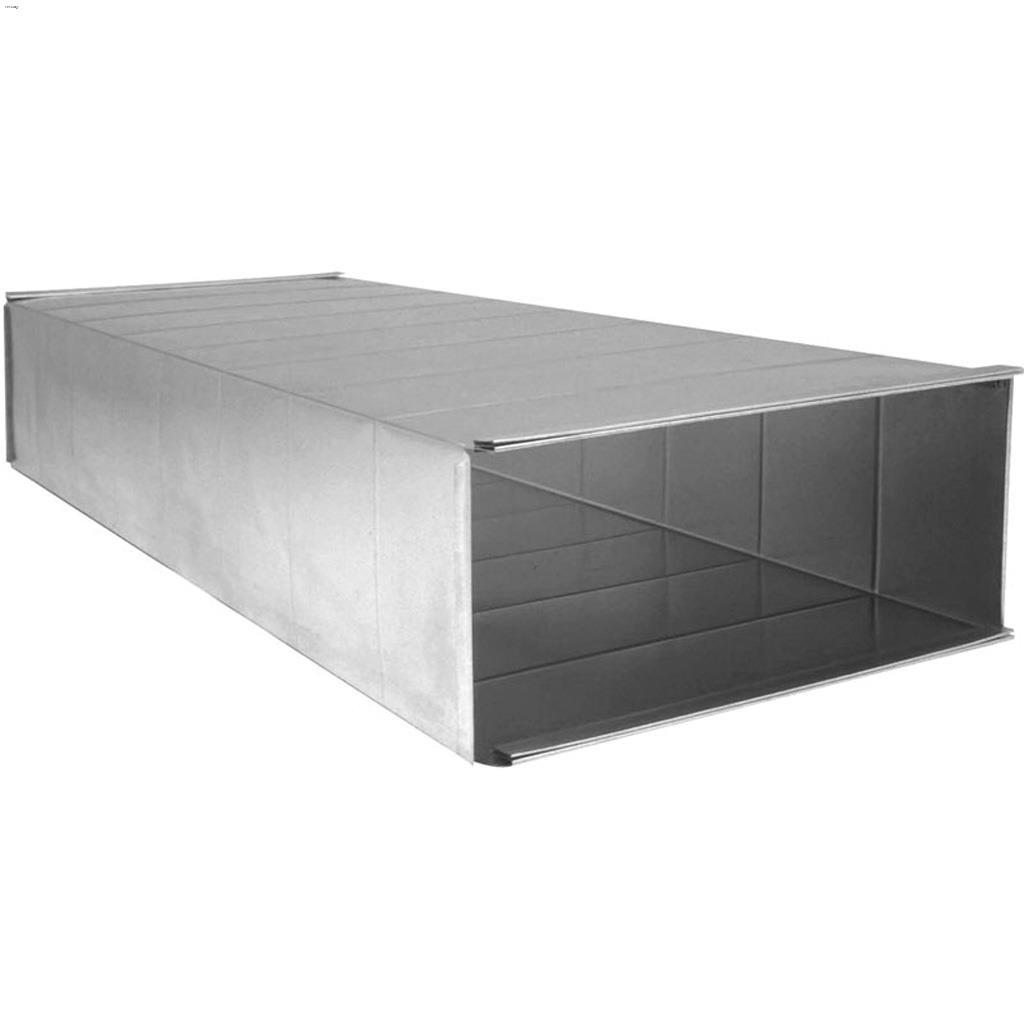 8" x 12" x 48" 30-Gauge Trunk Duct With S And Drive Cleats