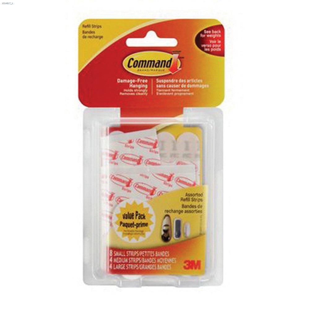 Command Assorted Clear Refill Strip