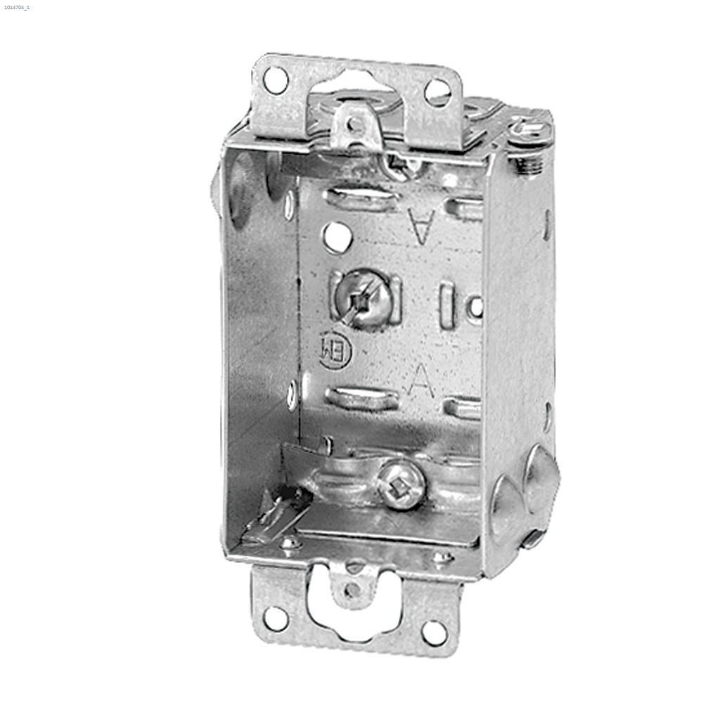 2" x 3" x 1-1/2" Rugged Metallic Single Gang Device Box
