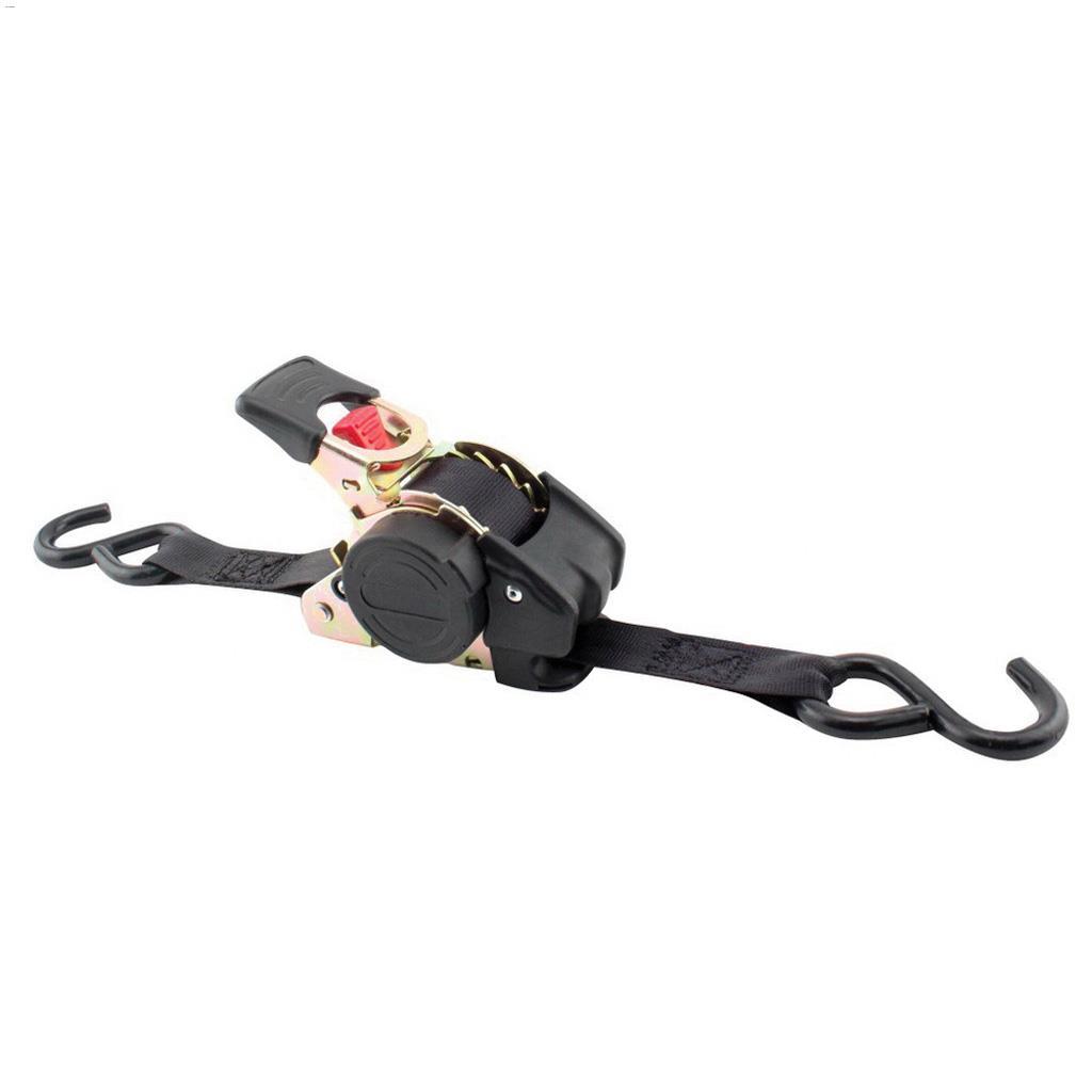 10' x 1" Re-Tractable Ratchet Strap-2/Pack