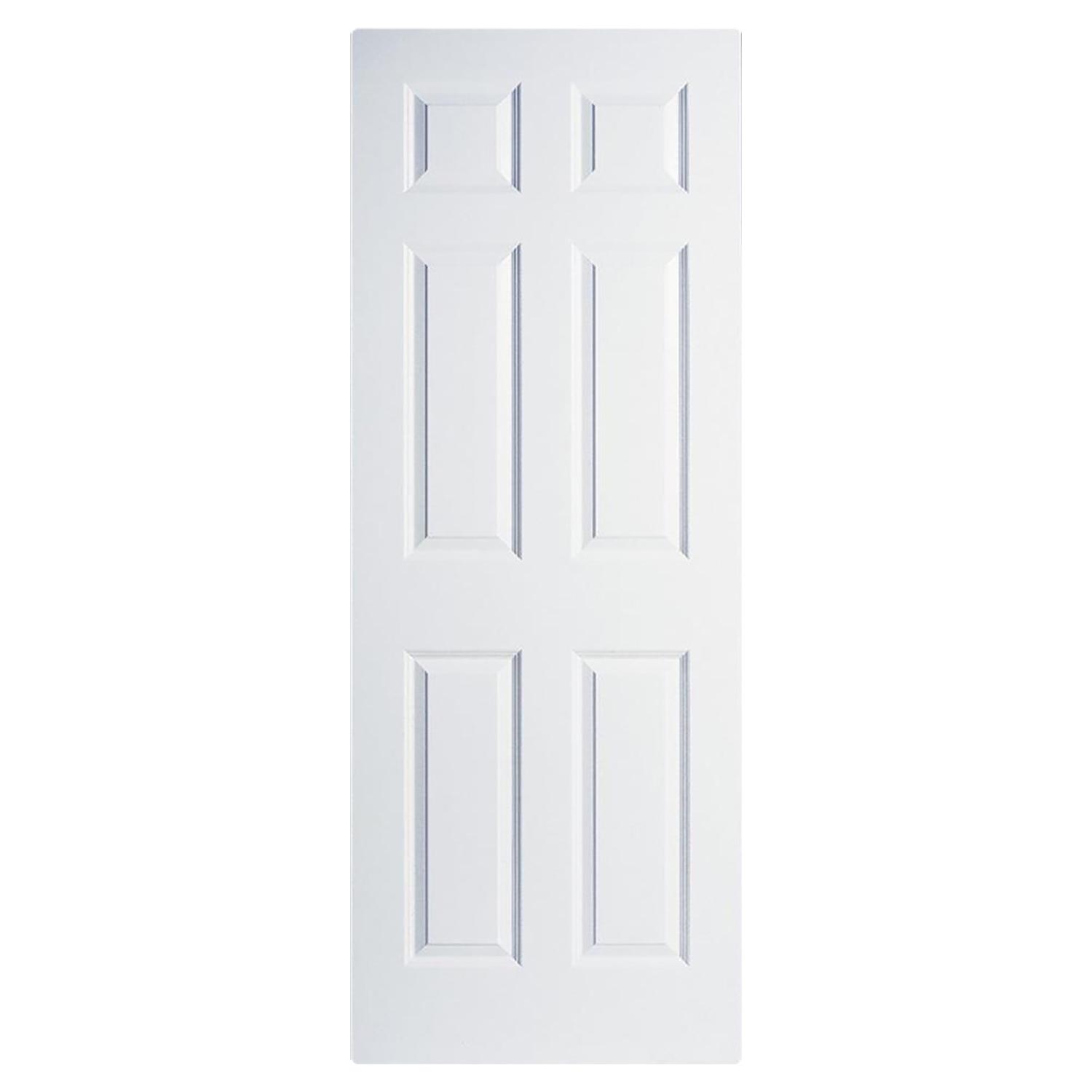 36" x 80" 6-Panel Prehung Interior Door