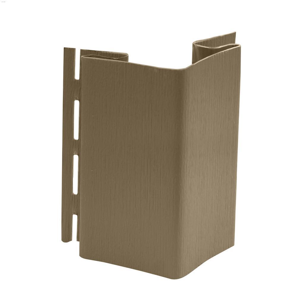 3" x 10' Outside Corner Khaki Brown