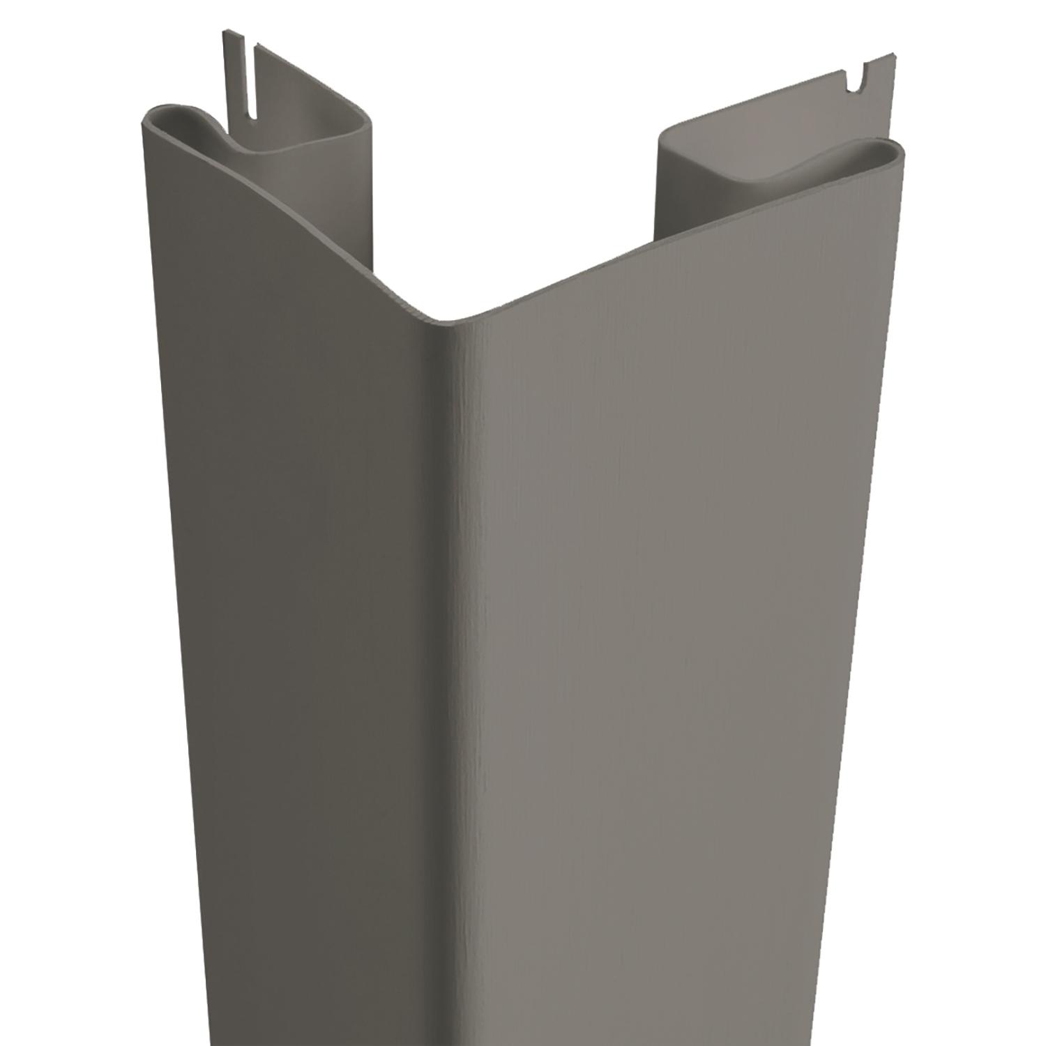 3" x 10' Outside Corner Yukon Grey