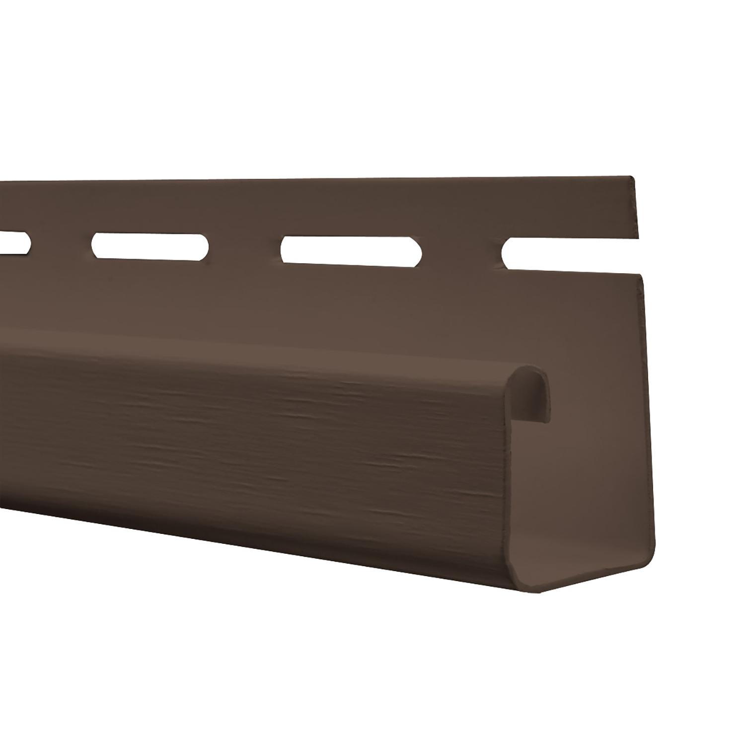 5/8" x 12' J Channel - Coffee Bean