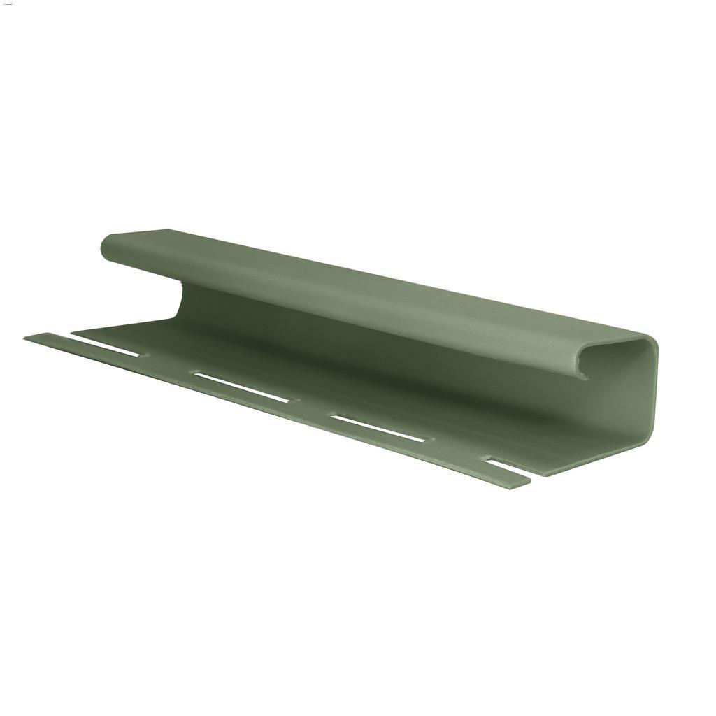 5/8" x 12' J Channel Grenadier Green