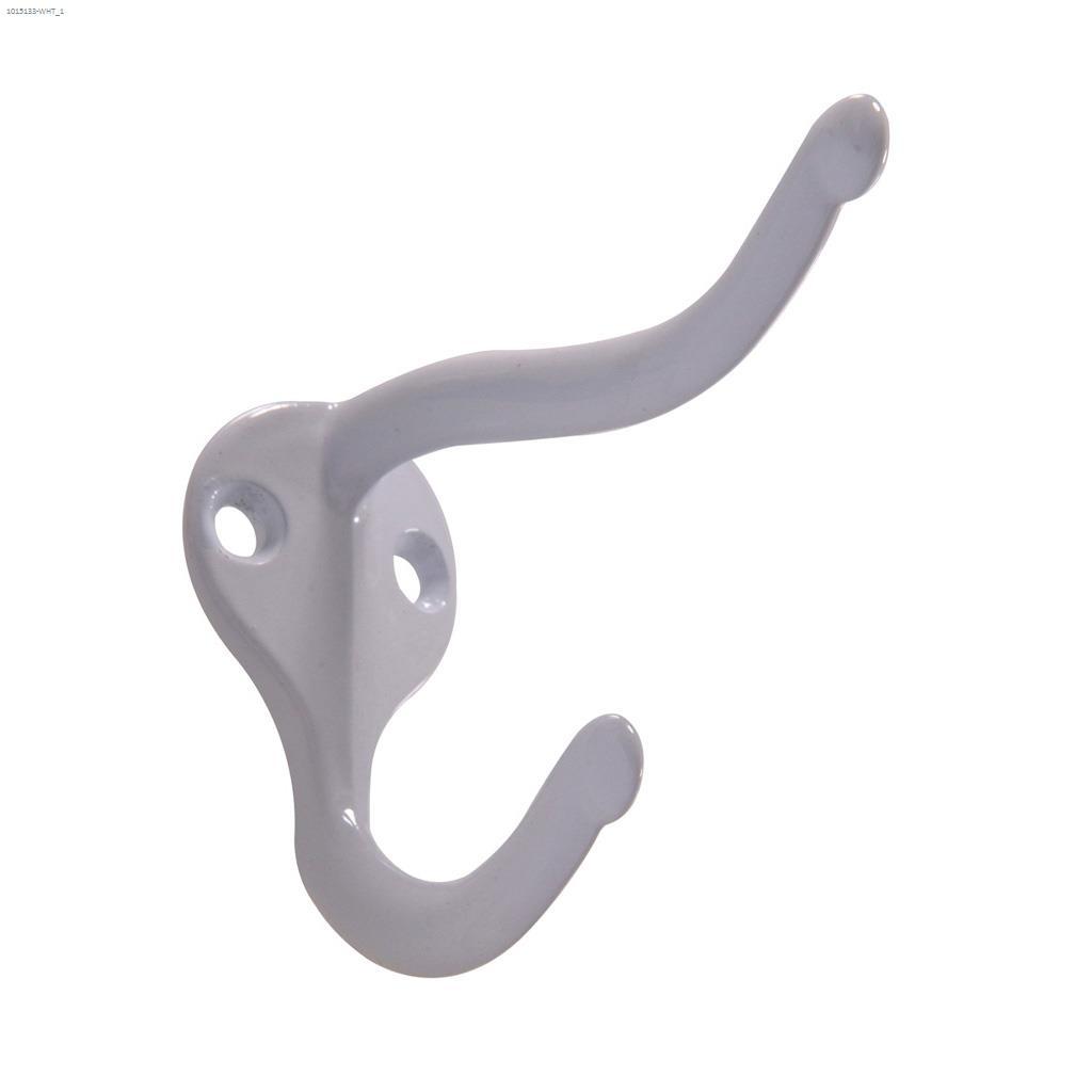 White Coat/Hat Hook-2/Pack