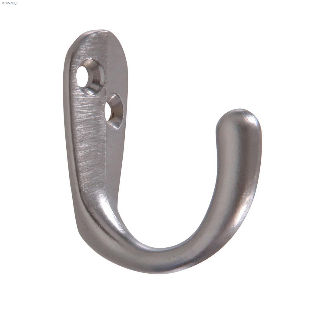 Satin Chrome Single Clothes Hook