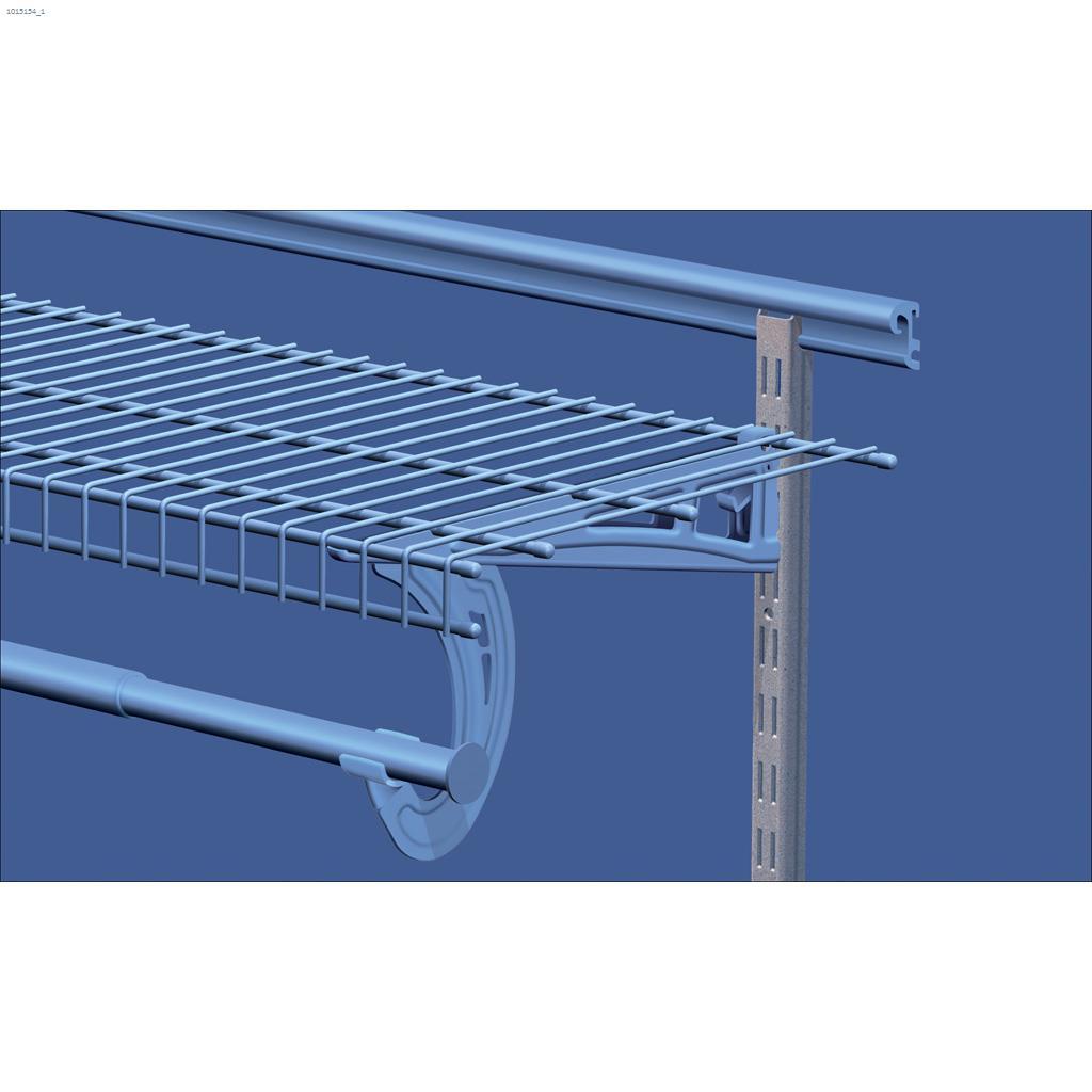 ShelfTrack 84" Satin Chrome Steel Standard