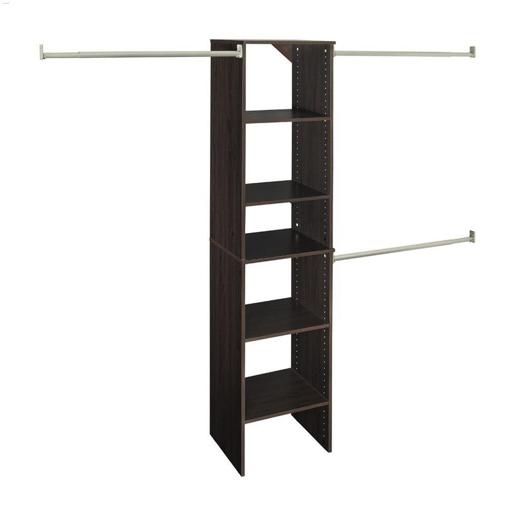17" x 14" Espresso Laminated Wood Tower Starter Kit