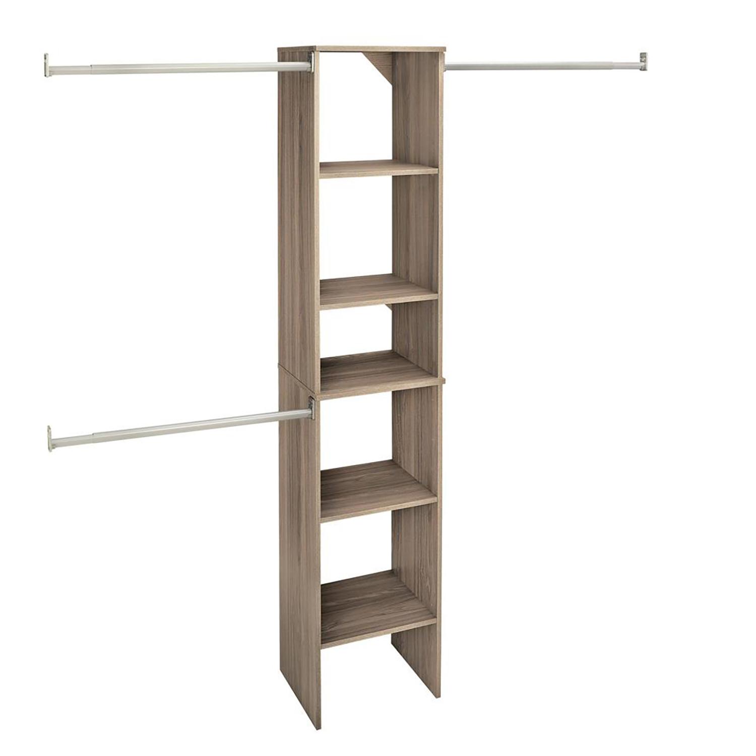17" x 14" Gray Laminated Wood Tower Starter Kit