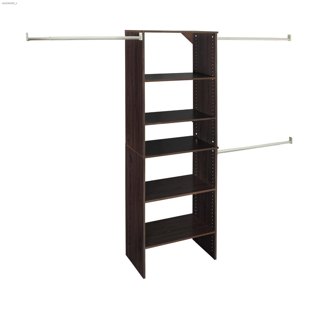 25" x 14" Espresso Laminated Wood Tower Starter Kit
